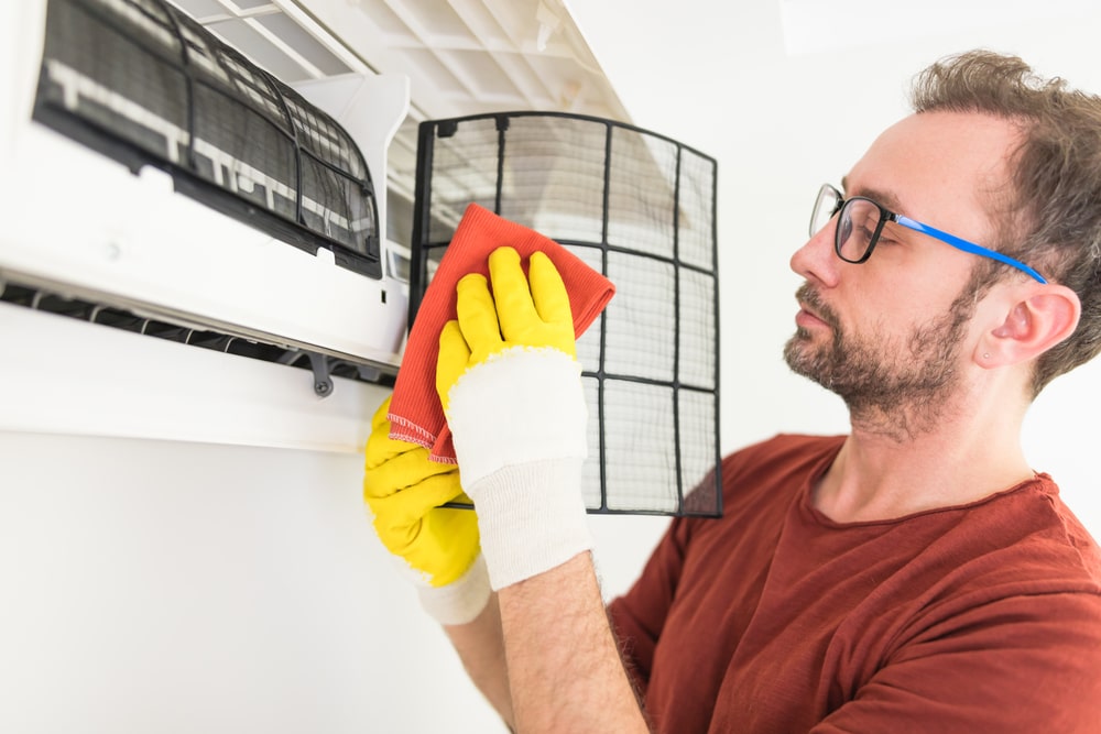 How to clean an AC filter