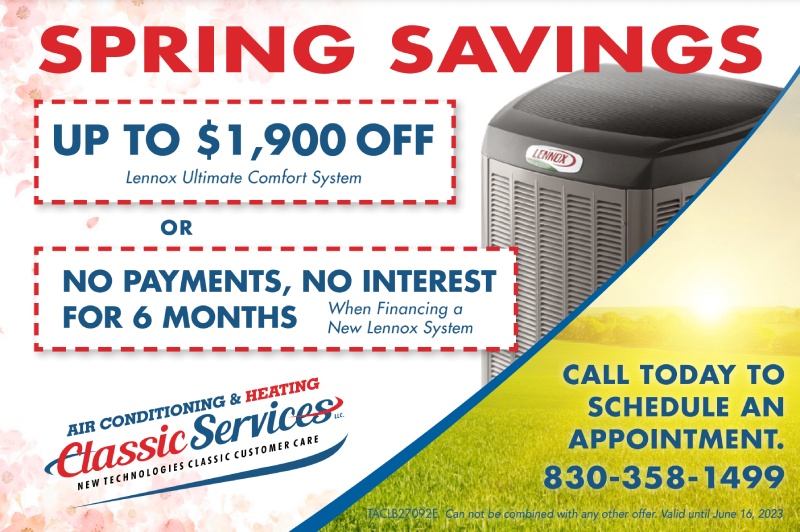 spring saving promotion