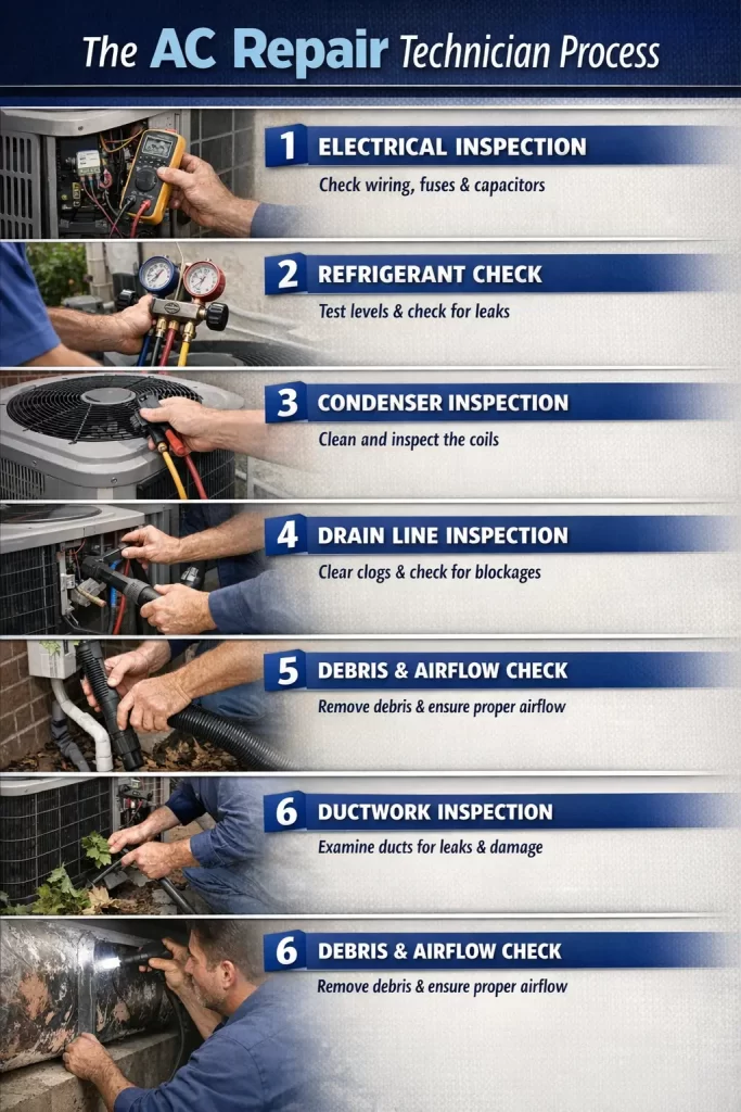 The AC Repair Technician Process