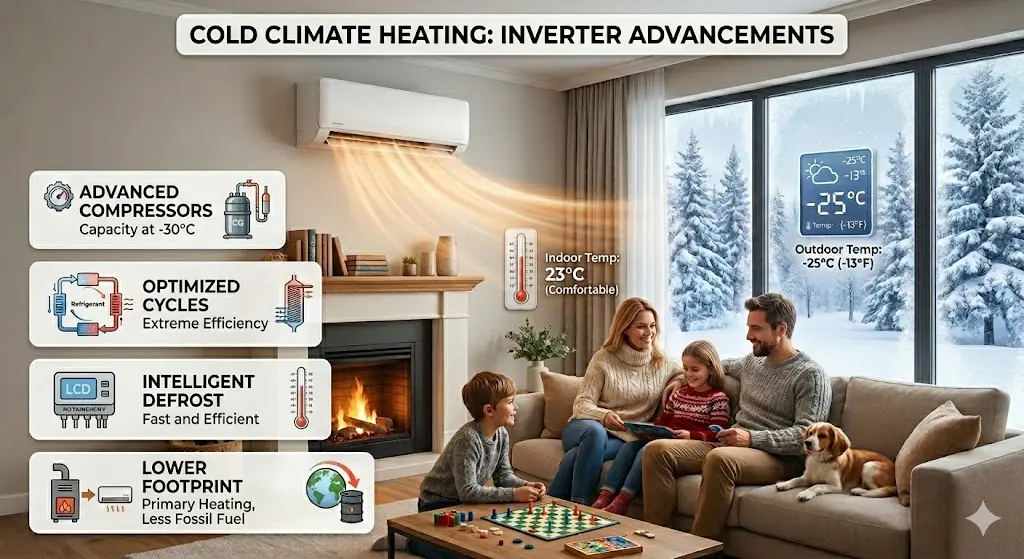 Cold Climate Heating Inverter Advancements