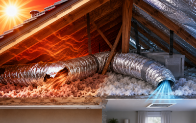 The Hidden Role of Duct Leakage and Attic Heat Gain in High Bills